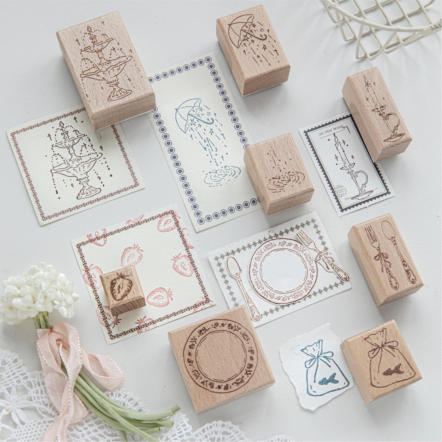 Candle Making Products - قالب خشبي بتصميم شمعة نافورة، لوازم