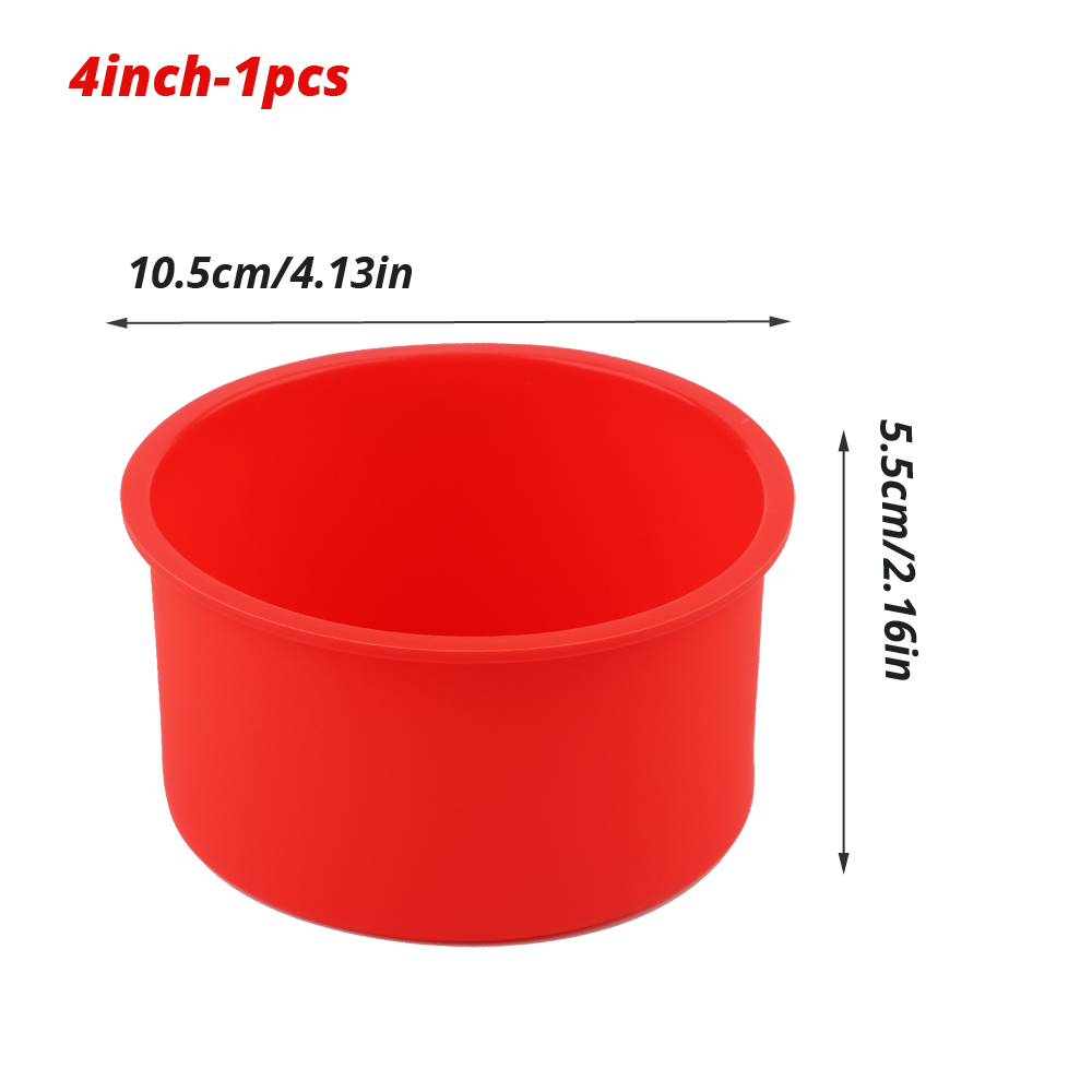 قالب كيك سيليكون دائري مقاس 4  - مراجعة Candle Making Products وسعره
