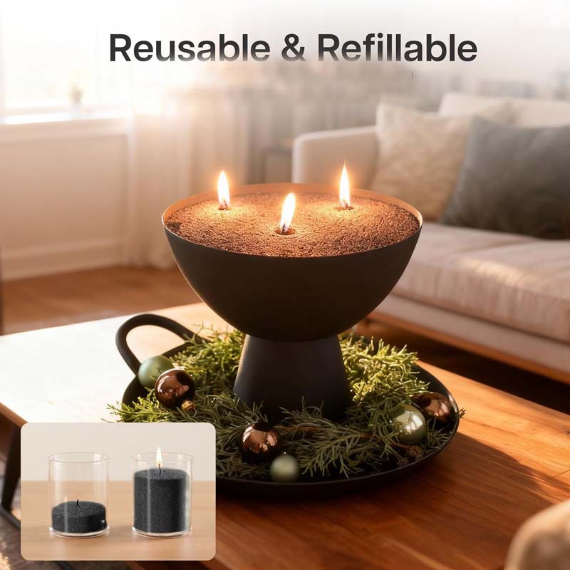 رمل شمع أسود مع فتيل، 200 جرام - مراجعة Candle Making Products وسعره